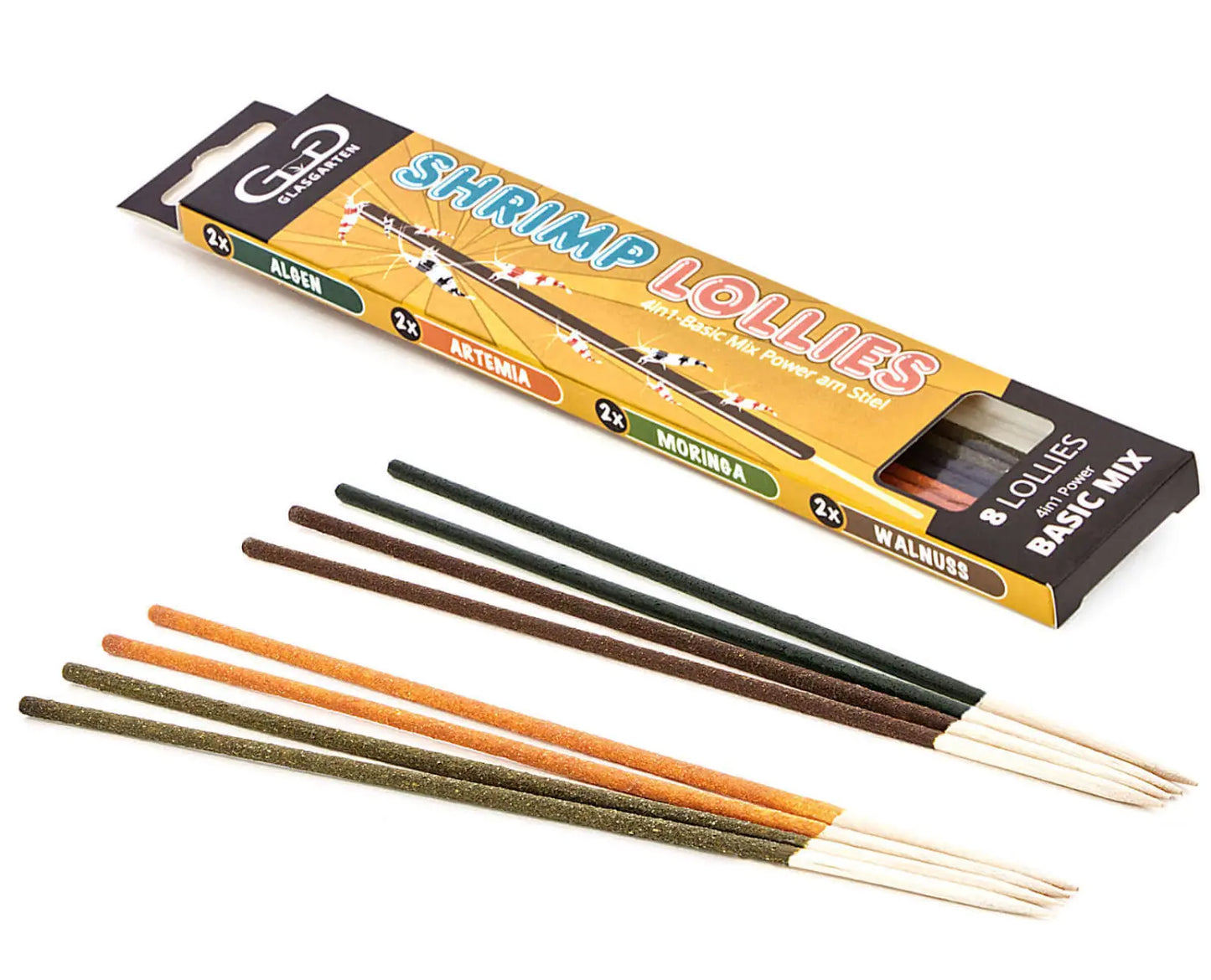 GlasGarten Shrimp Lollies 4in1 Basic Mix: Abwechslungsreicher Vitalkick für deine Garnelen