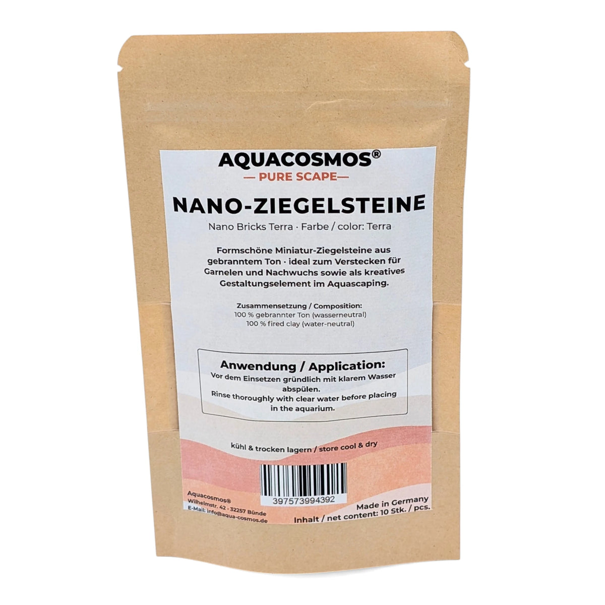 Nano Ziegelsteine Terra - 10 Stück