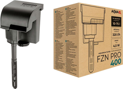 Aquael FZN PRO 400: Leistungsstarker Rucksackfilter (Anhängefilter) für Aquarien & Aquascapes