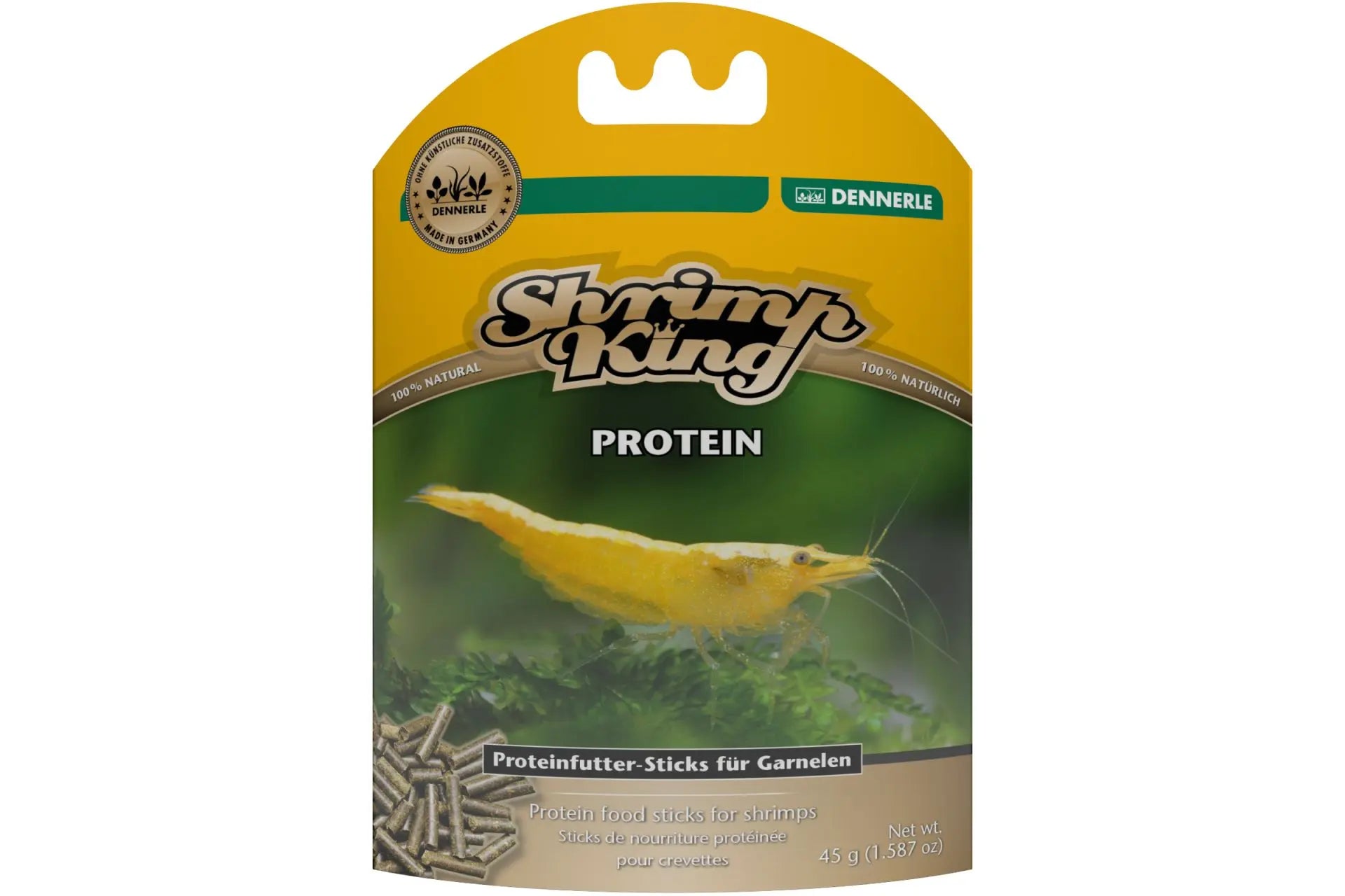 Dennerle Shrimp King Protein: Der Protein-Boost für vitale Garnelen & sichere Häutung