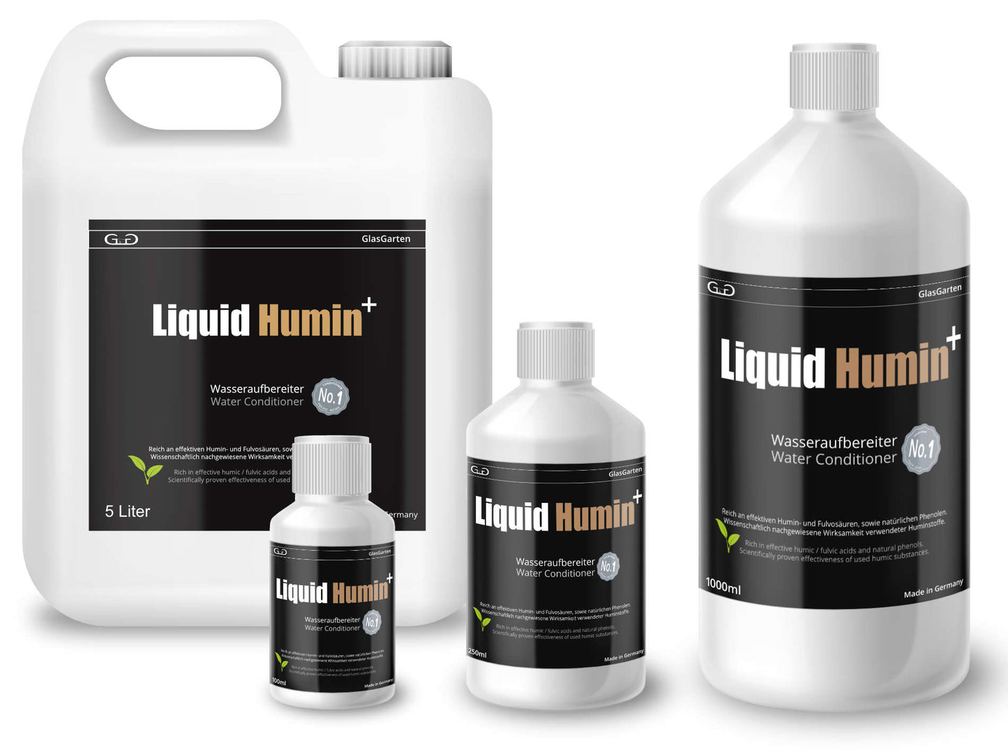 GlasGarten Liquid Humin+: Flüssige Huminstoffe für Garnelen und Aquarien